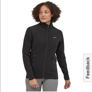 Patagonia women’s fleece jacket Polar tech power dry XS Black.